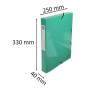 Bte classmt A4 D40mm 7/10 Iderama vert F