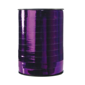 Bolduc bobine métallisée 250mx7mm, Violet