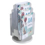 Tourniq. 6 cases A4 vertic gris/cristal