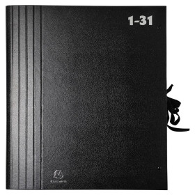 Trieur accordéon Gd cap. 1-31 Noir