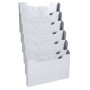 Trieur A4 horiz monté 6 cases gris lum