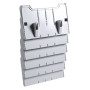 Trieur A4 horiz monté 6 cases gris lum