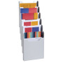 Trieur A4 vertic monté 6 cases gris lum