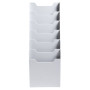 Trieur A4 vertic monté 6 cases gris lum
