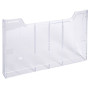 Elément simple trieur A4 horiz cristal