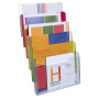 Trieur mural A4 horizo. (6) arlequin tra