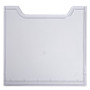 Plaque recouv. trieur A4 vertic cristal