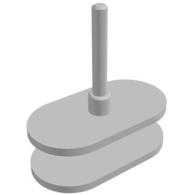 JEU DE PINCES DE FIXATION SOLANGE SC POUR POSTES EN VIS-À-VIS - PANNEAU H40 CM