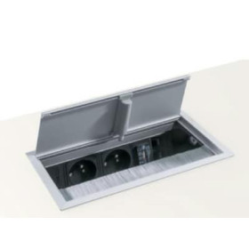 TRAPPE SOFT CLOSING AVEC 1 PC + 2 USB + 2 RJ45 + 1 HDMI - FR