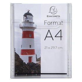 Box mural 1 case A4 vertical cristal