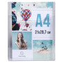 Box mural 1 case A4 vertical cristal