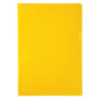 SACH 10 POCHETTES COINS  PVC JAUNE