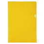 SACH 10 POCHETTES COINS  PVC JAUNE