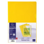 SACH 10 POCHETTES COINS  PVC JAUNE
