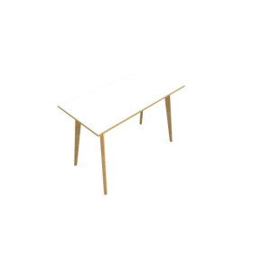 TABLE EVASION L160XP80XH110 CM - STRATIFIE HZ EP25 MM - PIETEMENT HETRE/METAL ZP