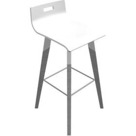 EVASION TABOURET MULTIPLI BLANC PIEDS BOIS/METAL STRUCT.BLANC+REPOSE PIEDS ZINGU