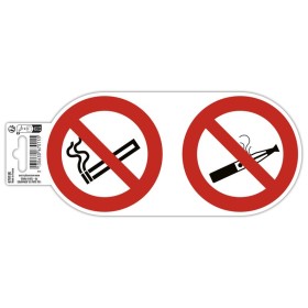 Pann.adhésif interdit vapoter/fumer 10cm