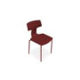 TARA LOT 4 CHAISES POLYPRO 4 PIEDS METAL PO Z5