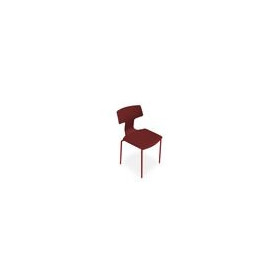 TARA LOT 4 CHAISES POLYPRO 4 PIEDS METAL PO Z5