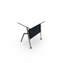 EMI LOT 2 TABLES PLIANTES L600 P500 H755 (1 PLACE/TABLE) STRUCT.4 PIEDS (2 S/ROU