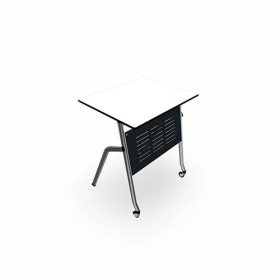 EMI LOT 2 TABLES PLIANTES L600 P500 H755 (1 PLACE/TABLE) STRUCT.4 PIEDS (2 S/ROU