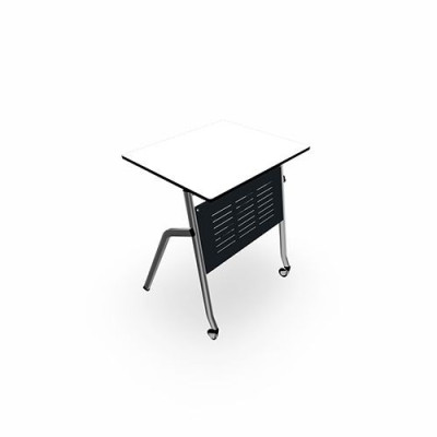 EMI LOT 2 TABLES PLIANTES L600 P500 H755 (1 PLACE/TABLE) STRUCT.4 PIEDS (2 S/ROU