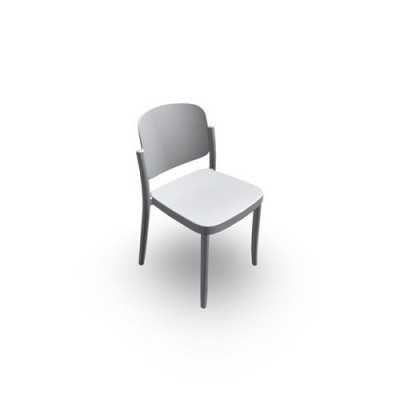 LINE LOT 4 CHAISES POLYPRO 4 PIEDS SANS ACCOUDOIRS PO