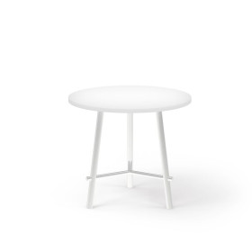 CLARA TABLE D80CM H73,5CM PLTMELAMINE PIED DESIGN MG ZO