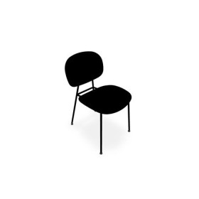 SOFIA LOT 2 CHAISES POLYPRO 4PIEDS PU SG