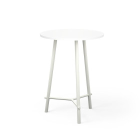 CLARA TABLE D80CM H109,5CM PLT MELAMINE PIED DESIGN MG ZO