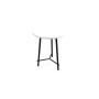 CLARA TABLE D80CM H109,5CM PLT MELAMINE PIED DESIGN MG ZP