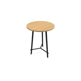 CLARA TABLE D80CM H109,5CM PLT MELAMINE PIED DESIGN RI ZP