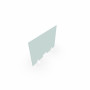 PANNEAU ECRAN PLEXIGLAS EP.5MMH60 X L80CM + PIED METAL SO