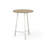 CLARA TABLE D80CM H109,5CM PLT MELAMINE PIED DESIGN R3 ZO