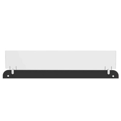 REHAUSSE PANNEAU ECRAN PLEXIGLAS EP.5MM H26 X L160CM + PINCESPV SO