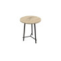 CLARA TABLE D80CM H109,5CM PLT MELAMINE PIED DESIGN R3 ZP