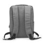 Sac à Dos Urbain 15,6 Pouces Polyester Oxford Rectangulaire Multipoches USB Gris