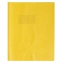 Protège-cahier Grain Cuir 20/100ème 17x22 jaune + porte étiquette