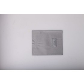 Protège-cahier Grain Cuir 20/100ème 17x22 gris + porte étiquette
