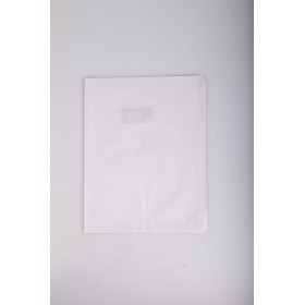 Protège-cahier Grain Cuir 20/100ème 24x32 blanc + porte étiquette
