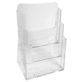 Distributeur format A4 3 cases cristal