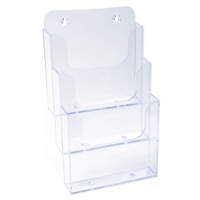 Distributeur format A5 3 cases cristal