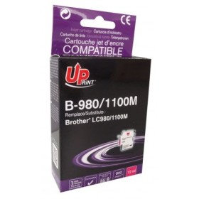 Cartouche UP LC980 / 1100 pour Brother 12 ML / 800 pages Magenta
