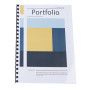 Boite 25 peignes plastique 8mm A4 noir