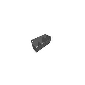 JARDINIÈRE 3 BACS POUR CLOISON SOLANGE  - L327XH185XP. 129 MMSO