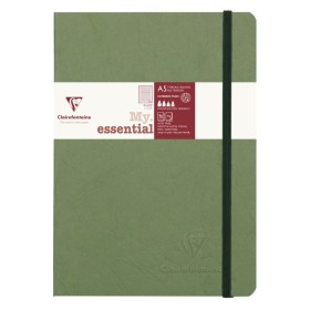 Age Bag My.Essential carnet cousu dos carré 14,8x21cm 192p ligné Vert papier ivo
