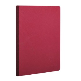 Age Bag carnet broché 14,8x21cm 192p 5x5 rouge