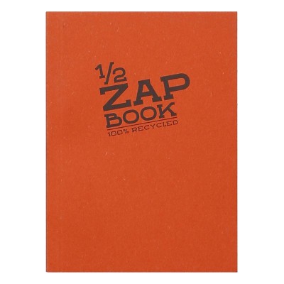 1/2 Zap Book encollé A6 80F 80g
