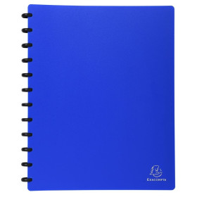 Protège doc. amovible PP 60 vues bleu