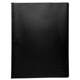 Porte-Vues PVC 40V VEGA Opaque Noir